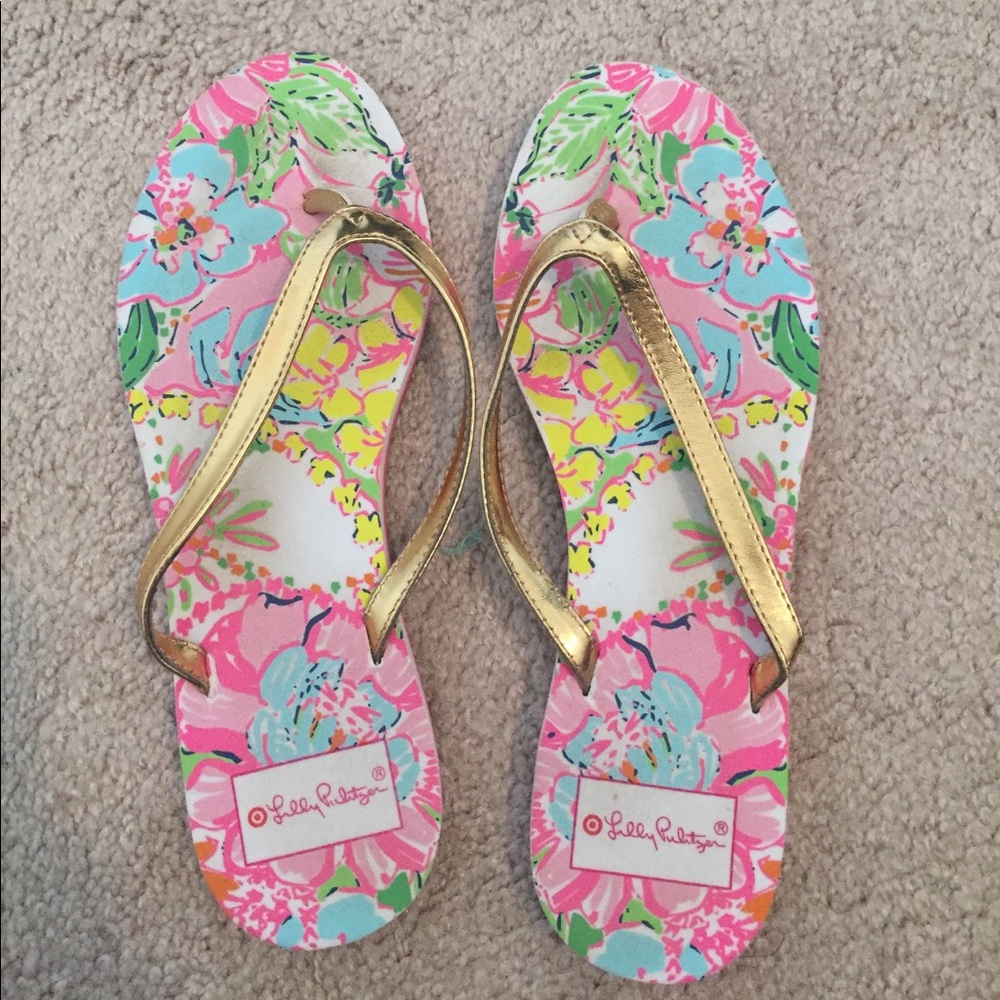 Lilly Pulitzer for Target Flip Flops - size 7
